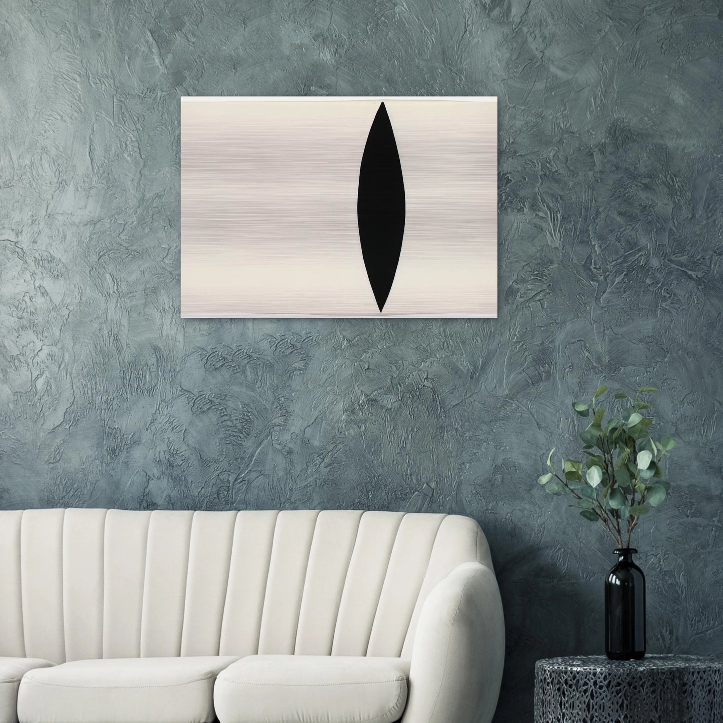 Mandorla Form - Ellsworth Kelly Brushed Aluminum Print - 70x100 cm / 28x40 inches | Ellsworth Kelly Aluminum Print | Ellsworth Kelly Prints