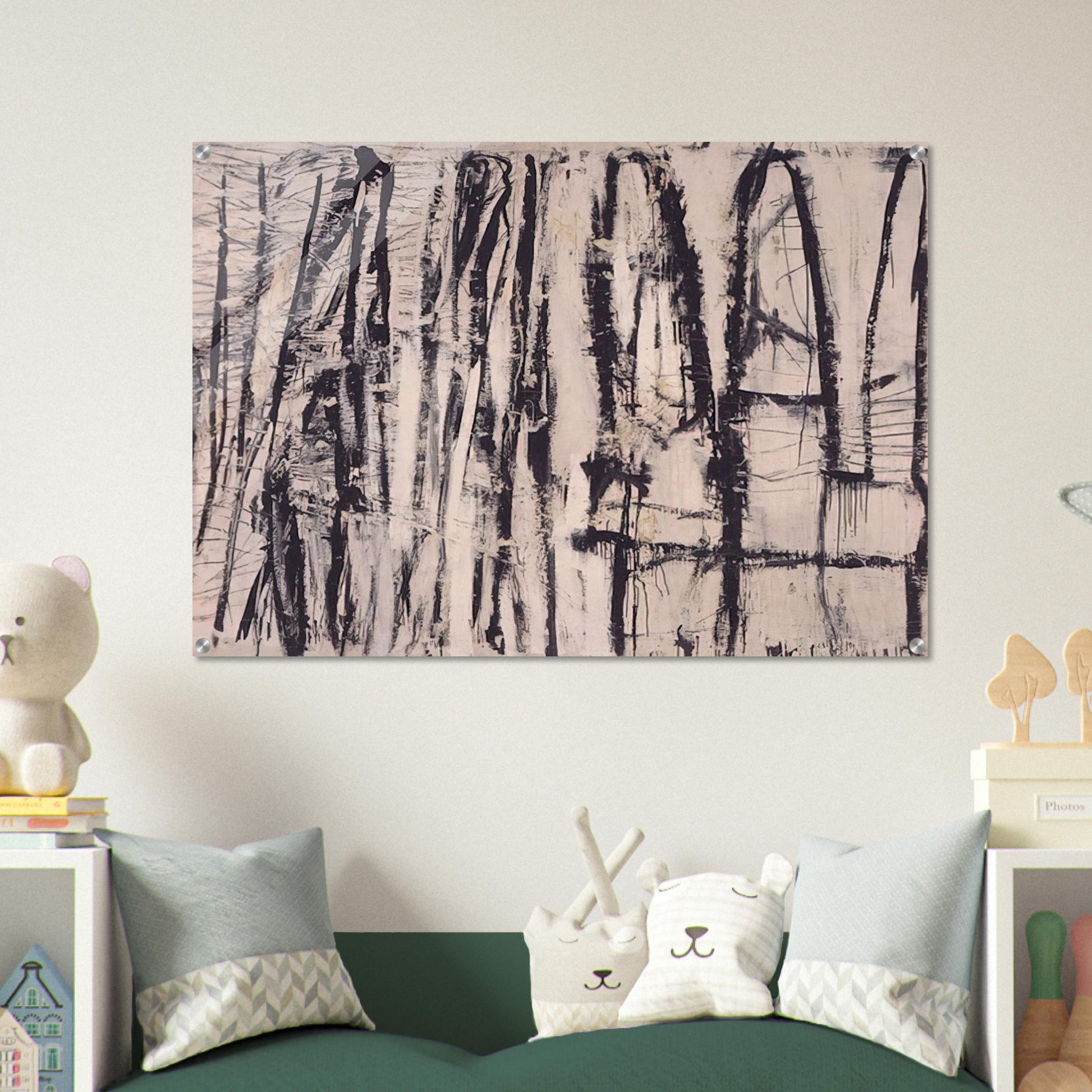 Quarzeat - Cy Twombly Acrylic Print - 70x100 cm / 28x40″ inches