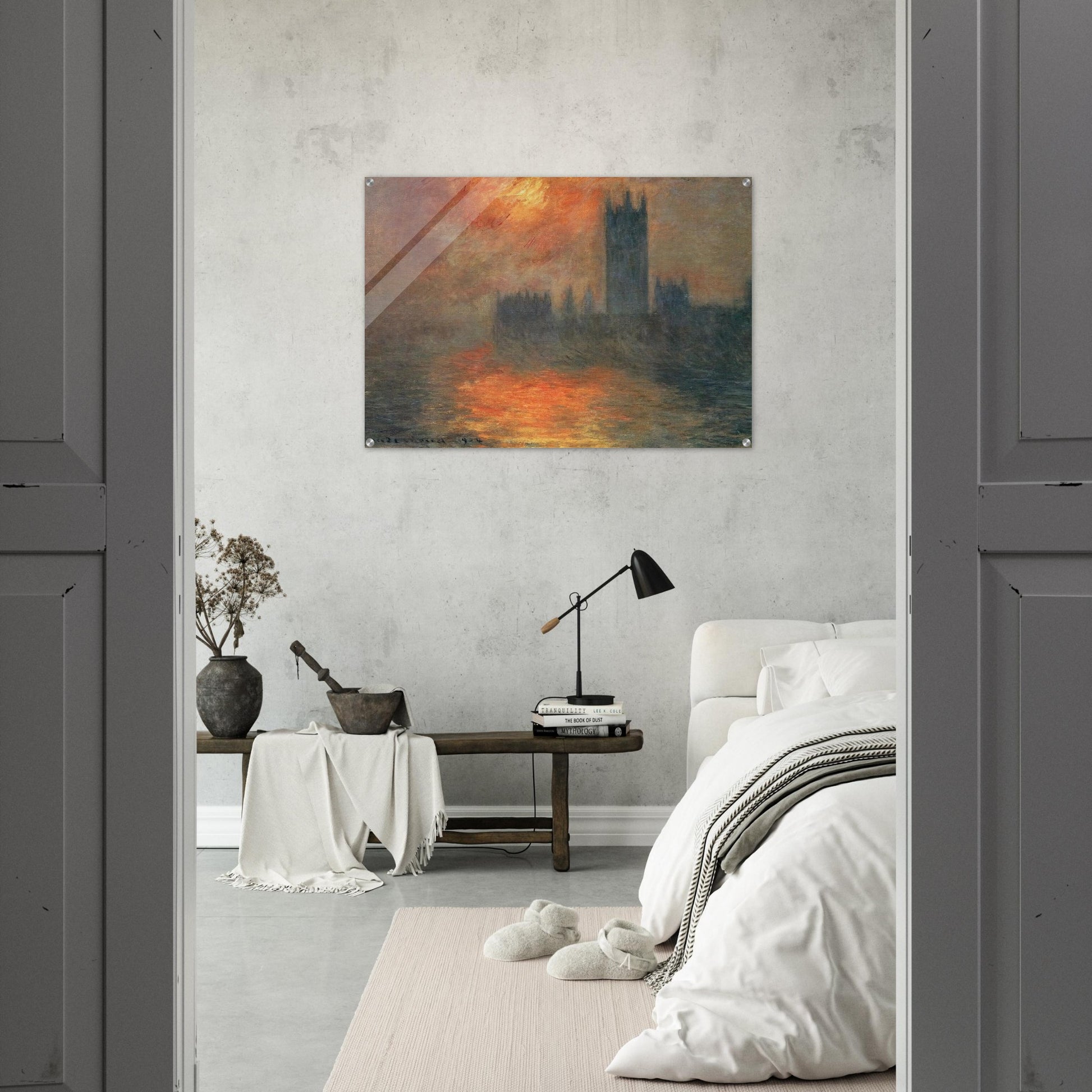 Houses of Parliament, Sunset - claude monet Acrylic Print - 70x100 cm / 28x40″ inches | claude monet Wall Art | claude monet Prints