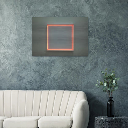 4 rythmes interférents en formant un carré - 1972 - Francois Morellet Brushed Aluminum Print - 70x100 cm / 28x40 inches | Francois Morellet Aluminum Print | Francois Morellet Prints