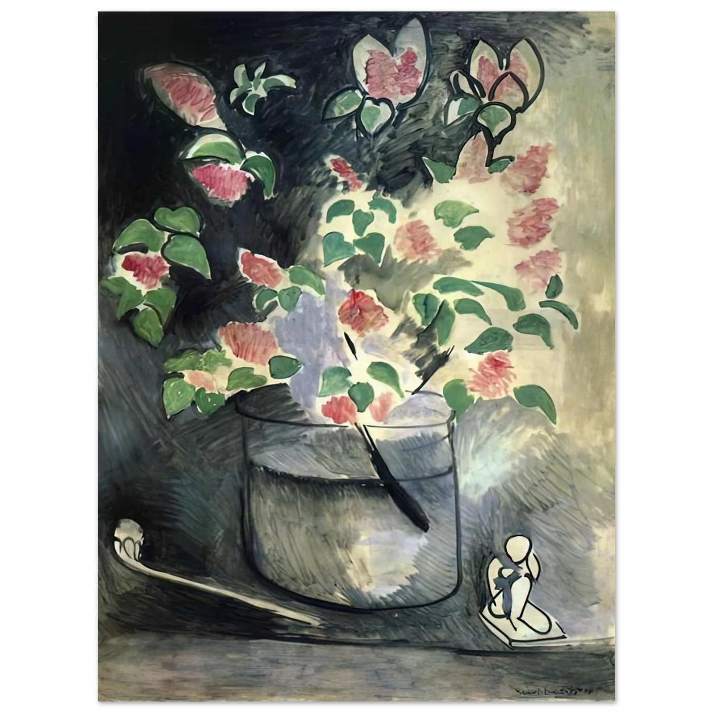 Henri Matisse - BRANCH OF LILLACS 1914  75x100 cm / 30x40inches Fine Art Poster