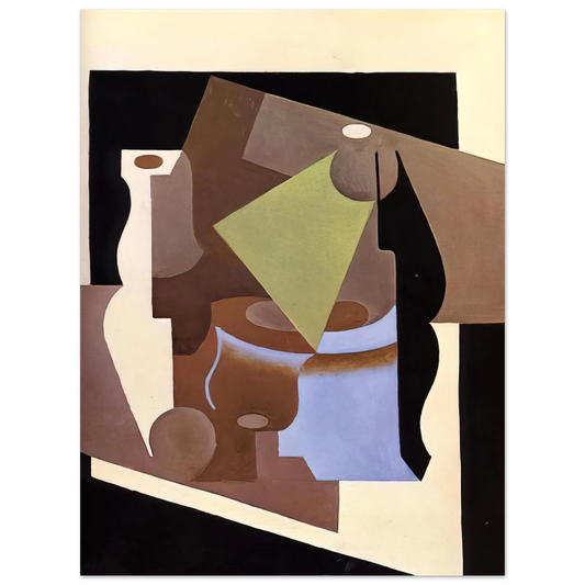 Juan Gris - STILL LIFE WITH LAMP 1919  75x100 cm / 30x40inches Fine Art Poster