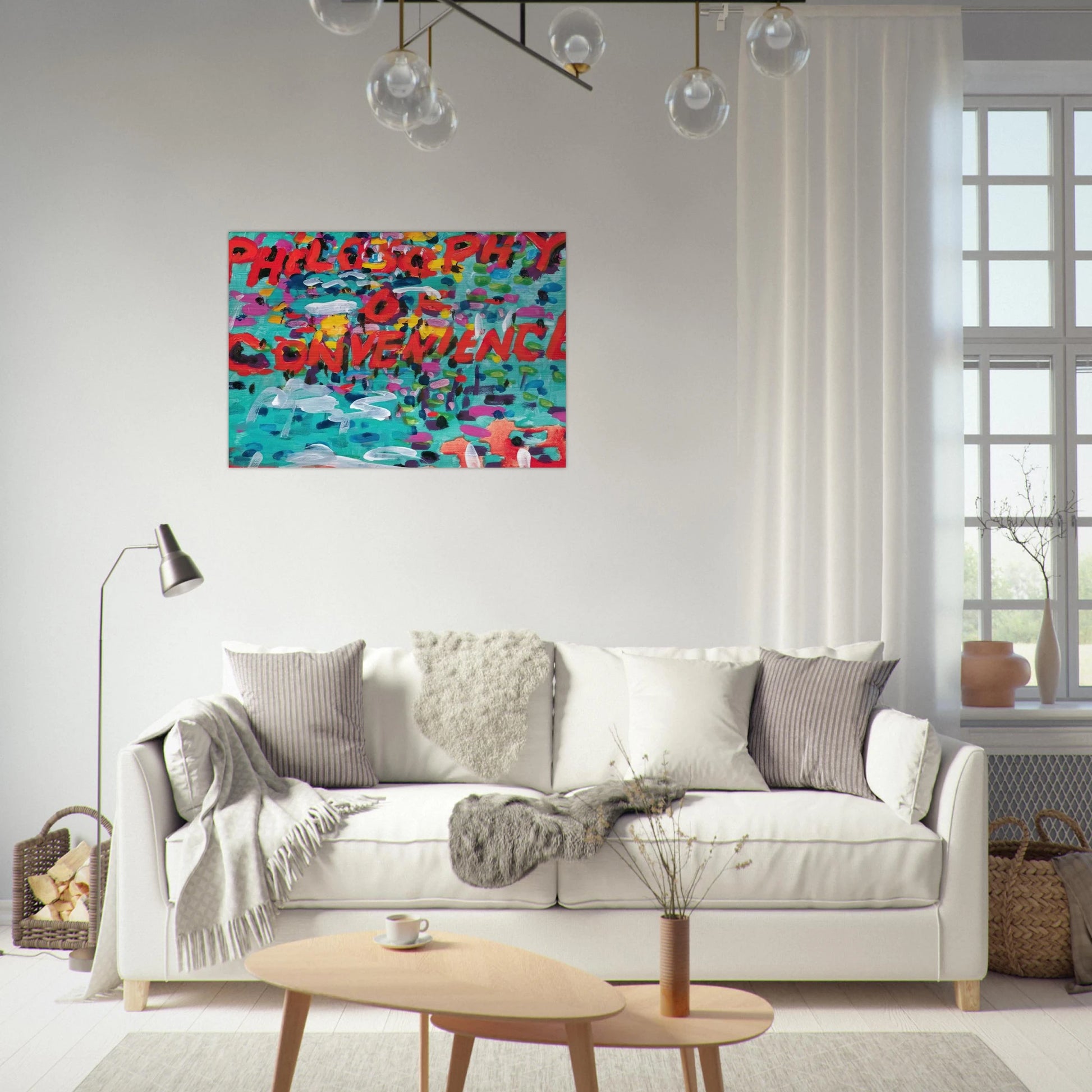 Philosophy of Convenience - 1988 - Paul Thek Brushed Aluminum Print - 70x100 cm / 28x40 inches | Paul Thek Aluminum Print | Paul Thek Prints