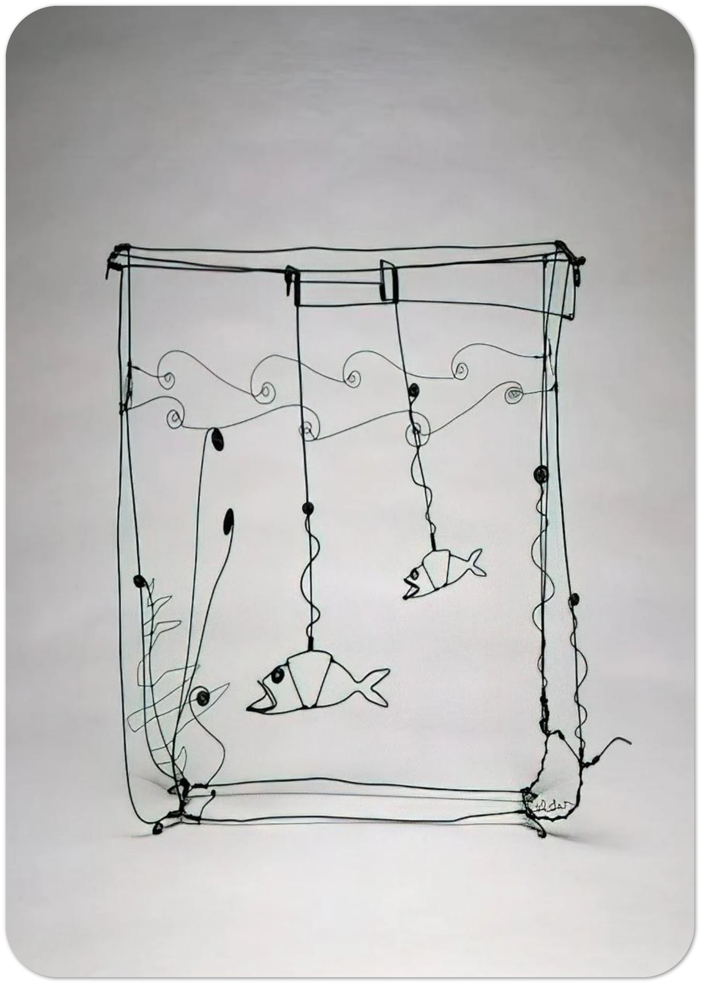 GOLDFISH BOWL 1929 By Alexander Calder Pack of 10 Post Cards | Alexander Calder Post Cards | A6 (10.5 x 14.8 cm) - 4.1 x 5.8 inches