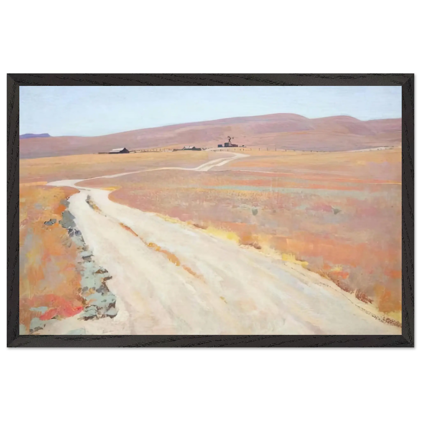 Maynard Dixon - ABANDONED RANCH 1935 Wall art - 27x35 cm / 11x14 Inches - Fine Art Poster - -