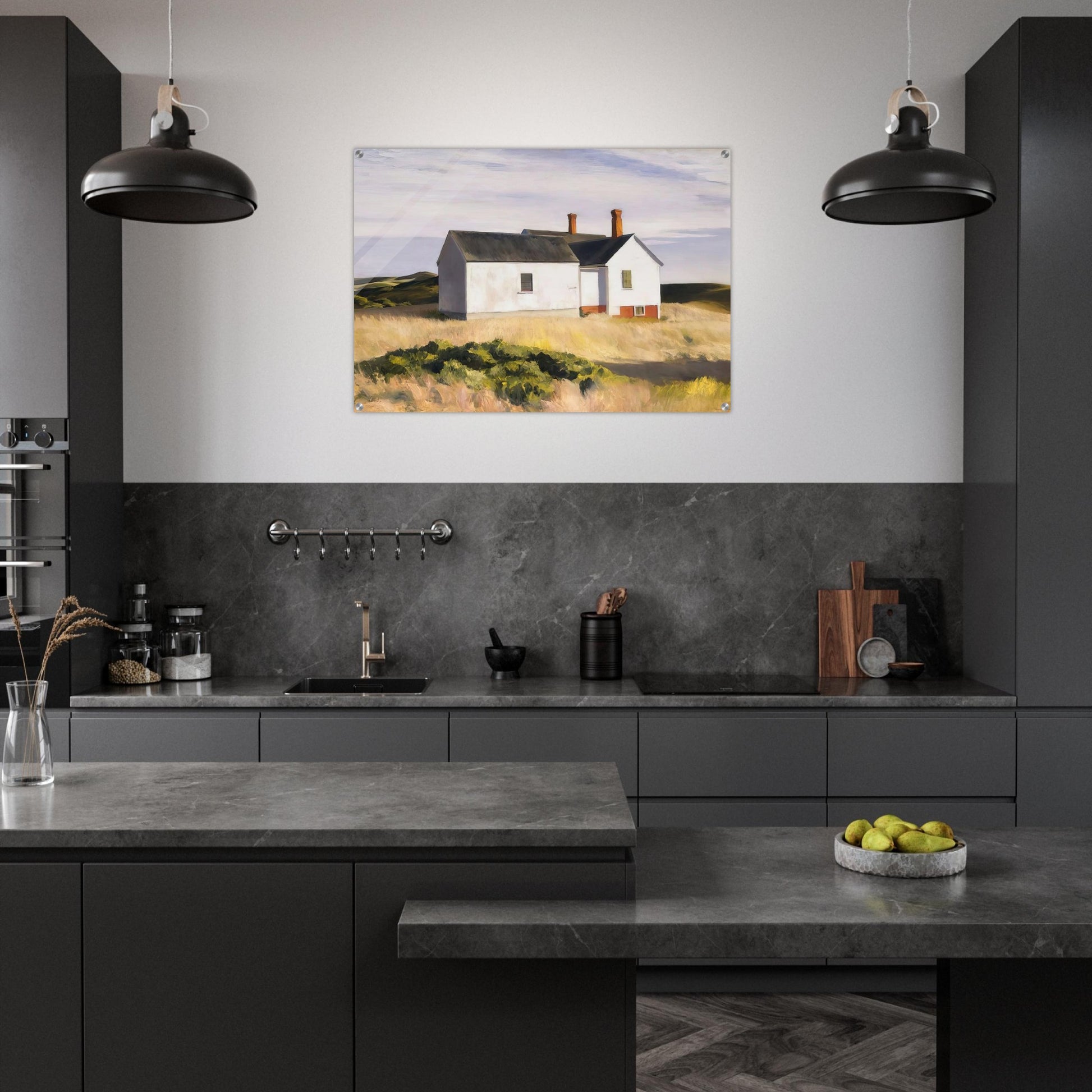 Ryders House - Edward Hopper Acrylic Print - 70x100 cm / 28x40″ inches