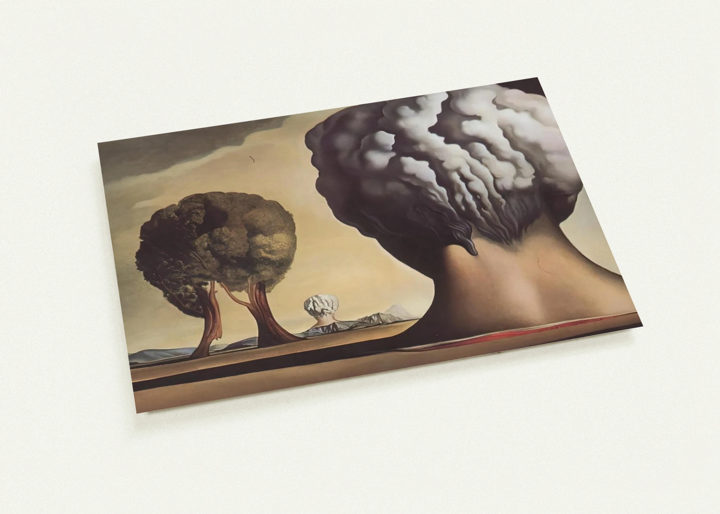 HREE SPHINXES OF BIKINI By Salvador Dali Pack of 10 Post Cards | Salvador Dali Post Cards | A6 (10.5 x 14.8 cm) - 4.1 x 5.8 inches