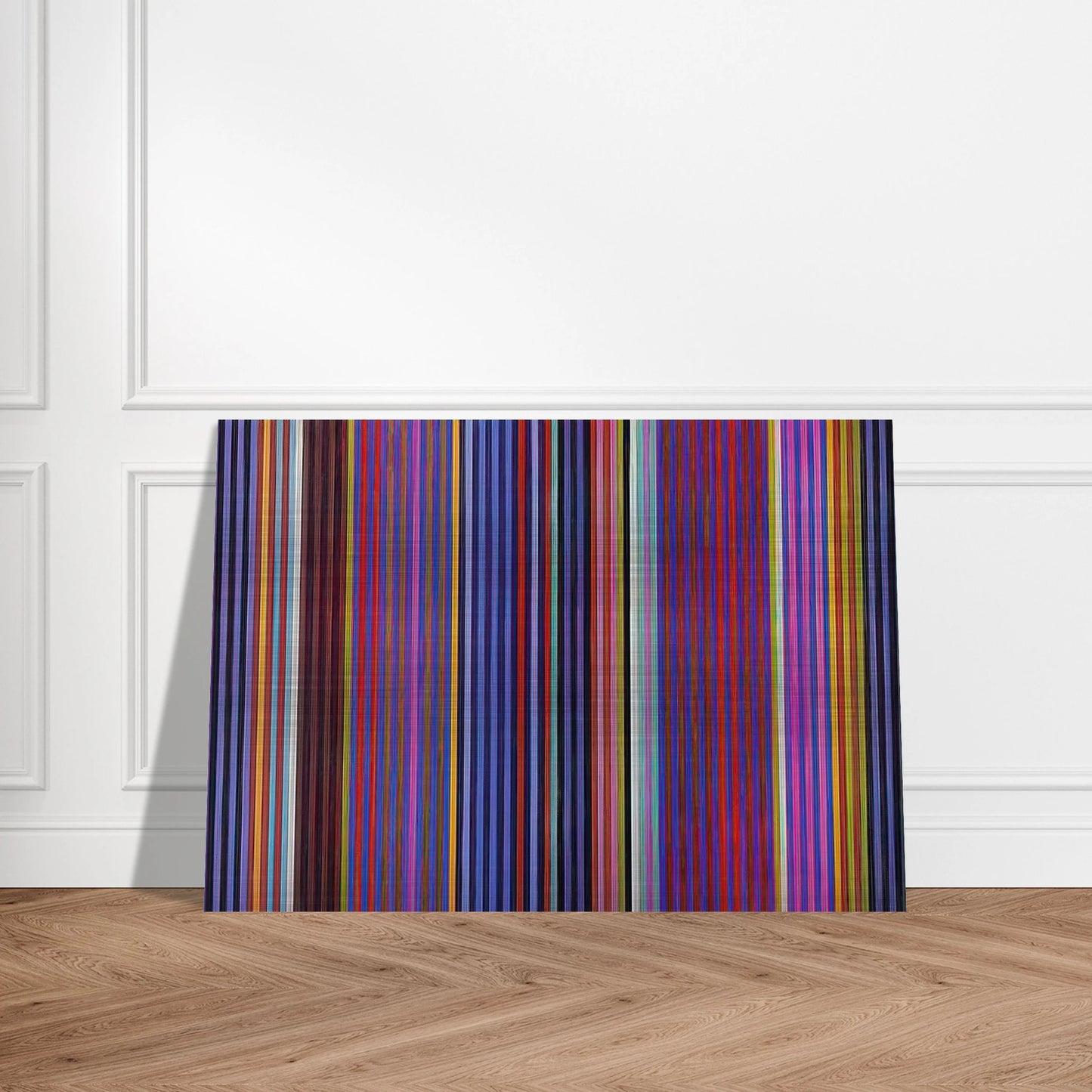 Red Witch - 1966 - Gene Davis Brushed Aluminum Print - 70x100 cm / 28x40 inches | Gene Davis Aluminum Print | Gene Davis Prints