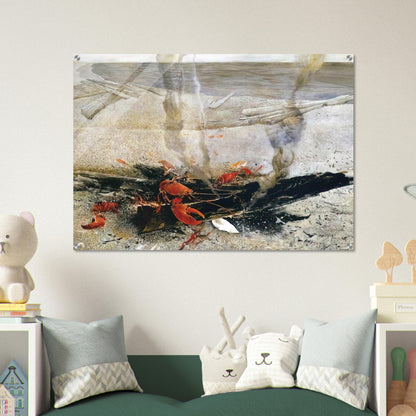 EMBERS 2000 - Andrew Wyeth Acrylic Print - 70x100 cm / 28x40″ inches | Andrew Wyeth Wall Art | Andrew Wyeth Prints