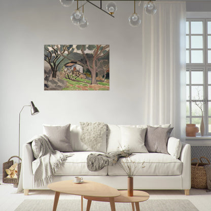 LA MAISONNETTE 1919 - Henri Matisse Brushed Aluminum Print - 70x100 cm / 28x40 inches | Henri Matisse Aluminum Print | Henri Matisse Prints
