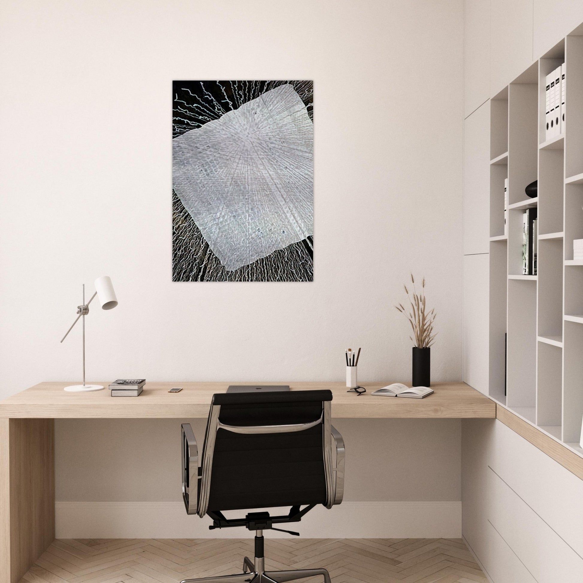 CLOUD SERIES V 1978 - Lenore Tawney Brushed Aluminum Print - 70x100 cm / 28x40 inches | Lenore Tawney Aluminum Print | Lenore Tawney Prints