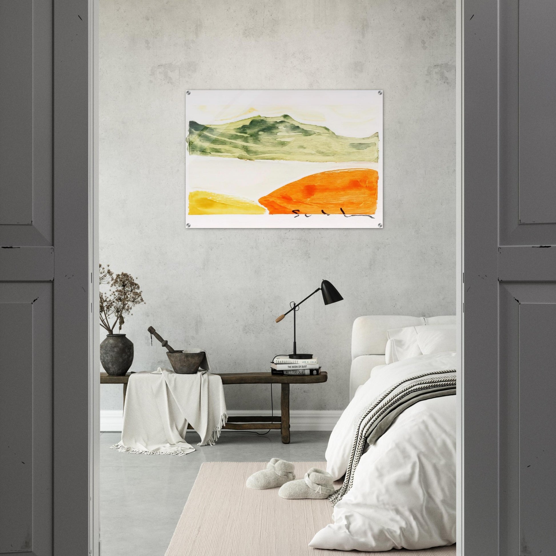 Pomeriggio anemico - 1982 - Mario Schifano Acrylic Print - 70x100 cm / 28x40″ inches