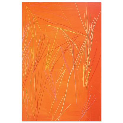 Fire Flute - 1974 - Ronnie Landfield Art Prints - 100x150 cm / 40x60″ inches | Ronnie Landfield Poster | Ronnie Landfield Prints