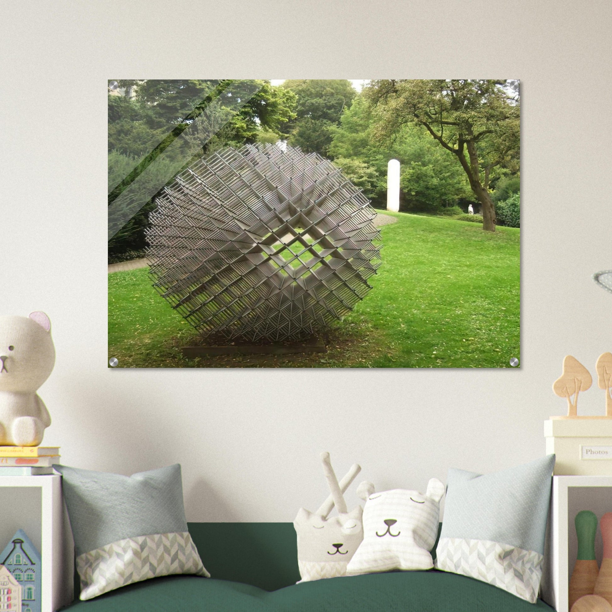 Sphere - Matter - 1962 - Francois Morellet Acrylic Print - 70x100 cm / 28x40″ inches