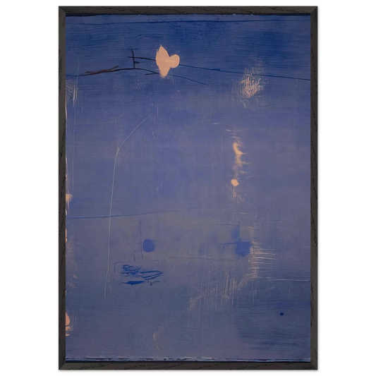 Cameo - 1980 - Helen Frankenthaler 70x100 cm / 28x40 inches Framed Art Print – Black Wooden Frame