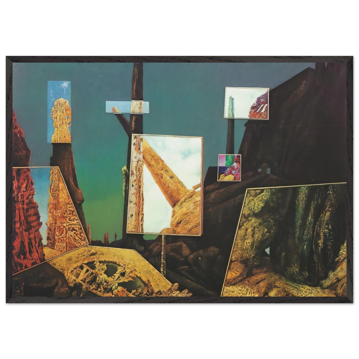 The Anti-Pope - Max Ernst 70x100 cm / 28x40 inches Framed Art Print – Black Wooden Frame