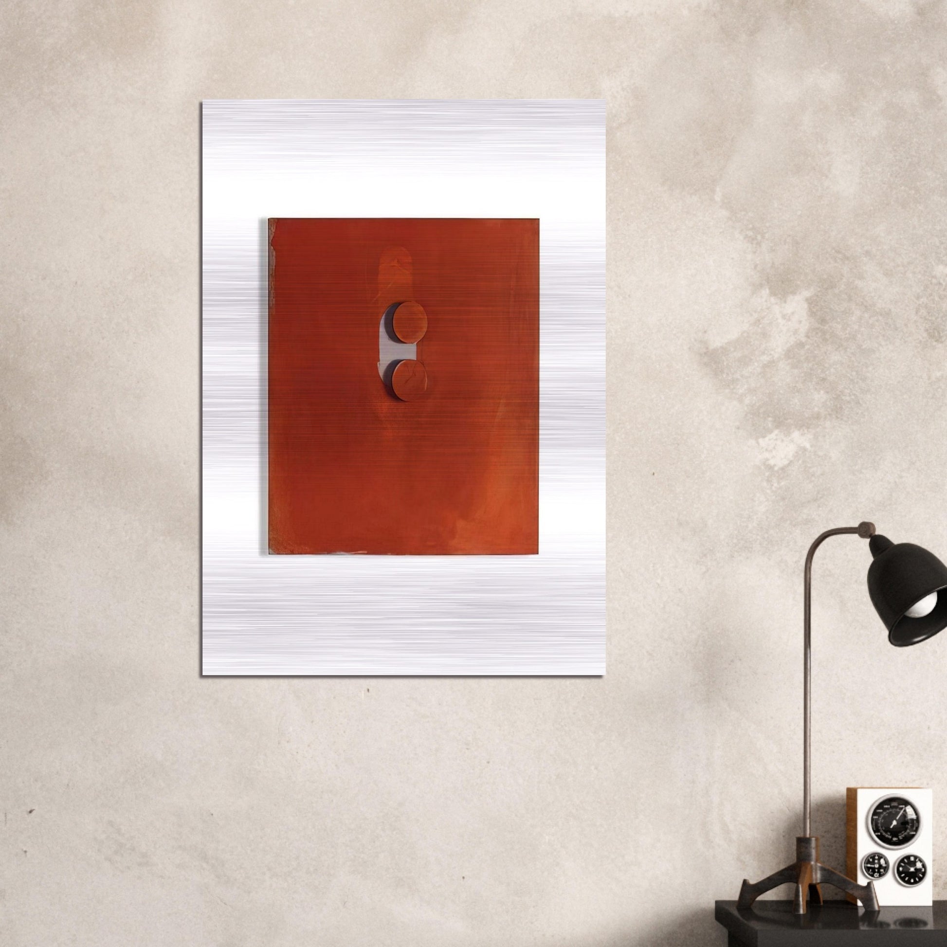 TABLETTENBILD 1966 - BLINKY PALERMO Brushed Aluminum Print - 70x100 cm / 28x40 inches | BLINKY PALERMO Aluminum Print | BLINKY PALERMO Prints