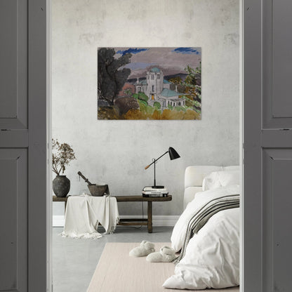 BLUE VILLA 1918 - Henri Matisse Brushed Aluminum Print - 70x100 cm / 28x40 inches | Henri Matisse Aluminum Print | Henri Matisse Prints