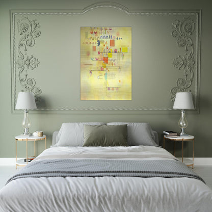 GENTLE ACCENT 1934 - Wassily Kandinsky Brushed Aluminum Print - 70x100 cm / 28x40 inches | Wassily Kandinsky Aluminum Print | Wassily Kandinsky Prints