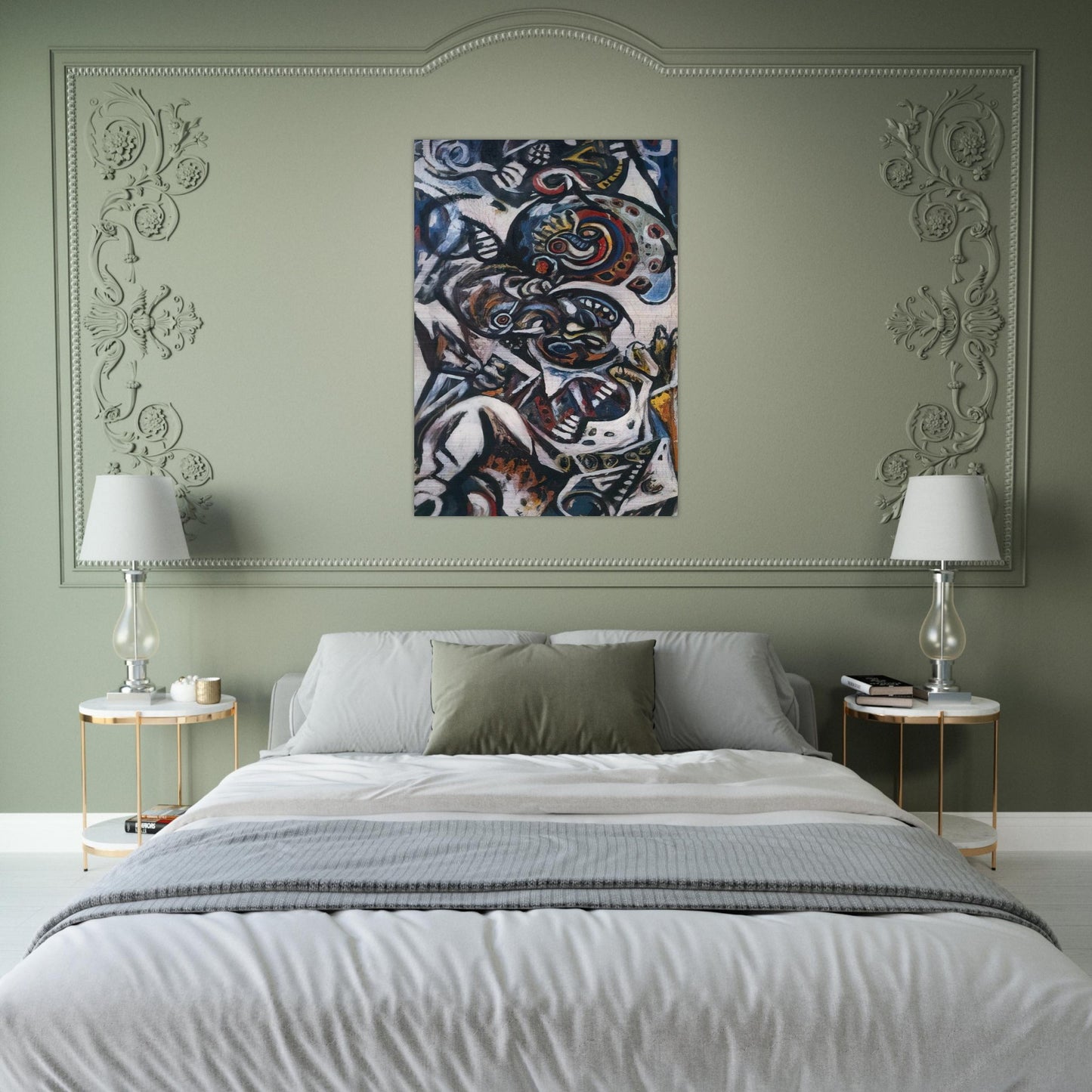 BIRTH - Jackson Pollock Brushed Aluminum Print - 70x100 cm / 28x40 inches | Jackson Pollock Aluminum Print | Jackson Pollock Prints
