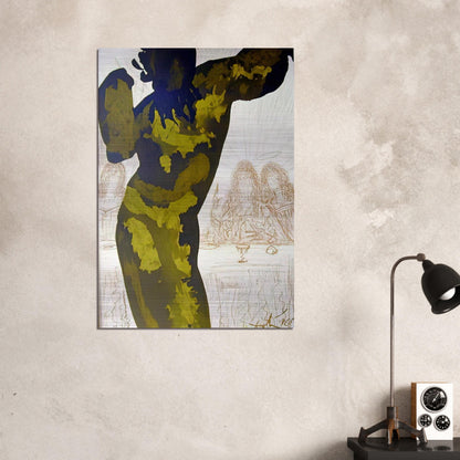 ET POST BUCCELLAM INTROIVIT IN EUM SATANAS PSALMS 40 10 1964 - Salvador Dali Brushed Aluminum Print - 70x100 cm / 28x40 inches | Salvador Dali Aluminum Print | Salvador Dali Prints