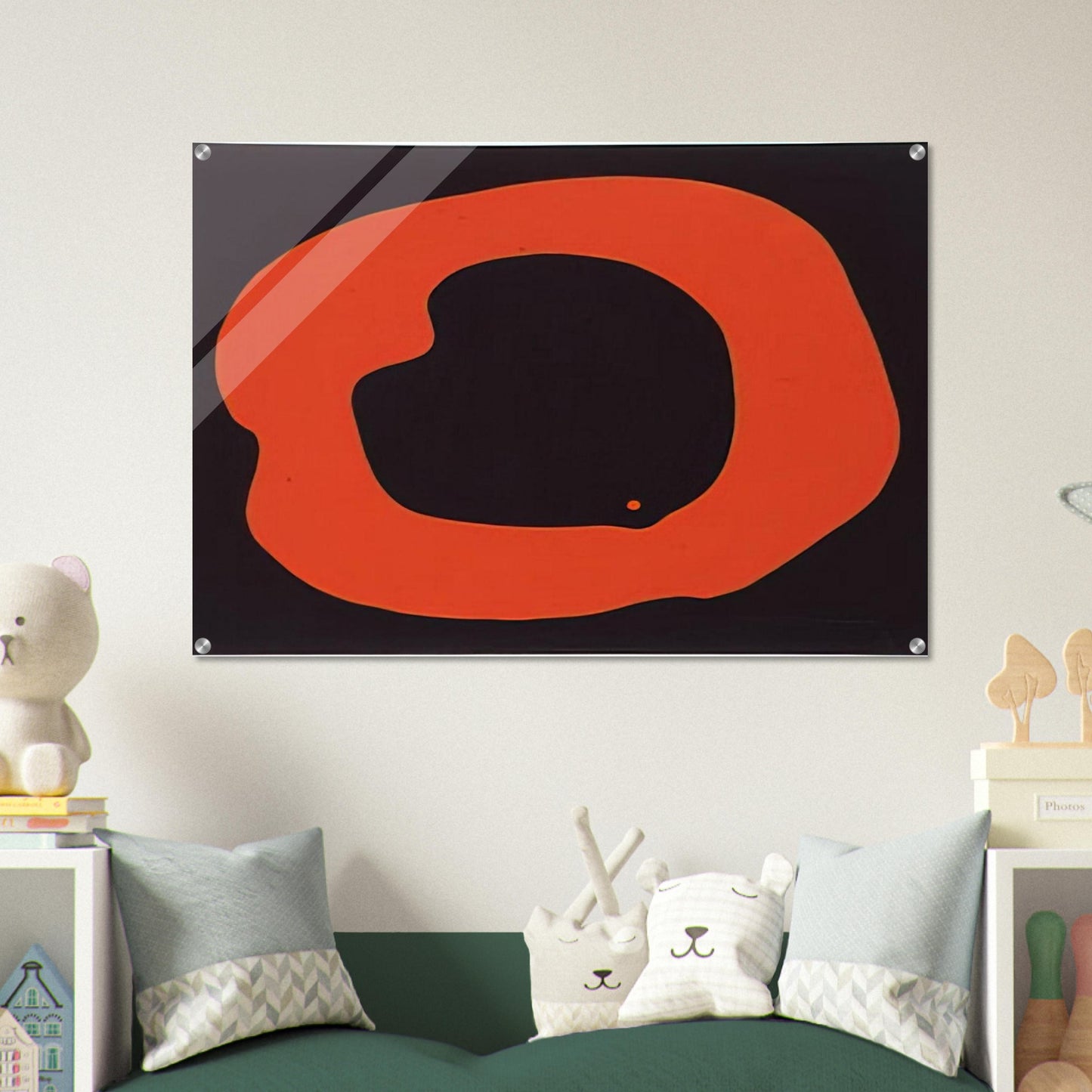 Untitled - Art Informel, Minimalism - Jiro Yoshihara Acrylic Print - 70x100 cm / 28x40″ inches