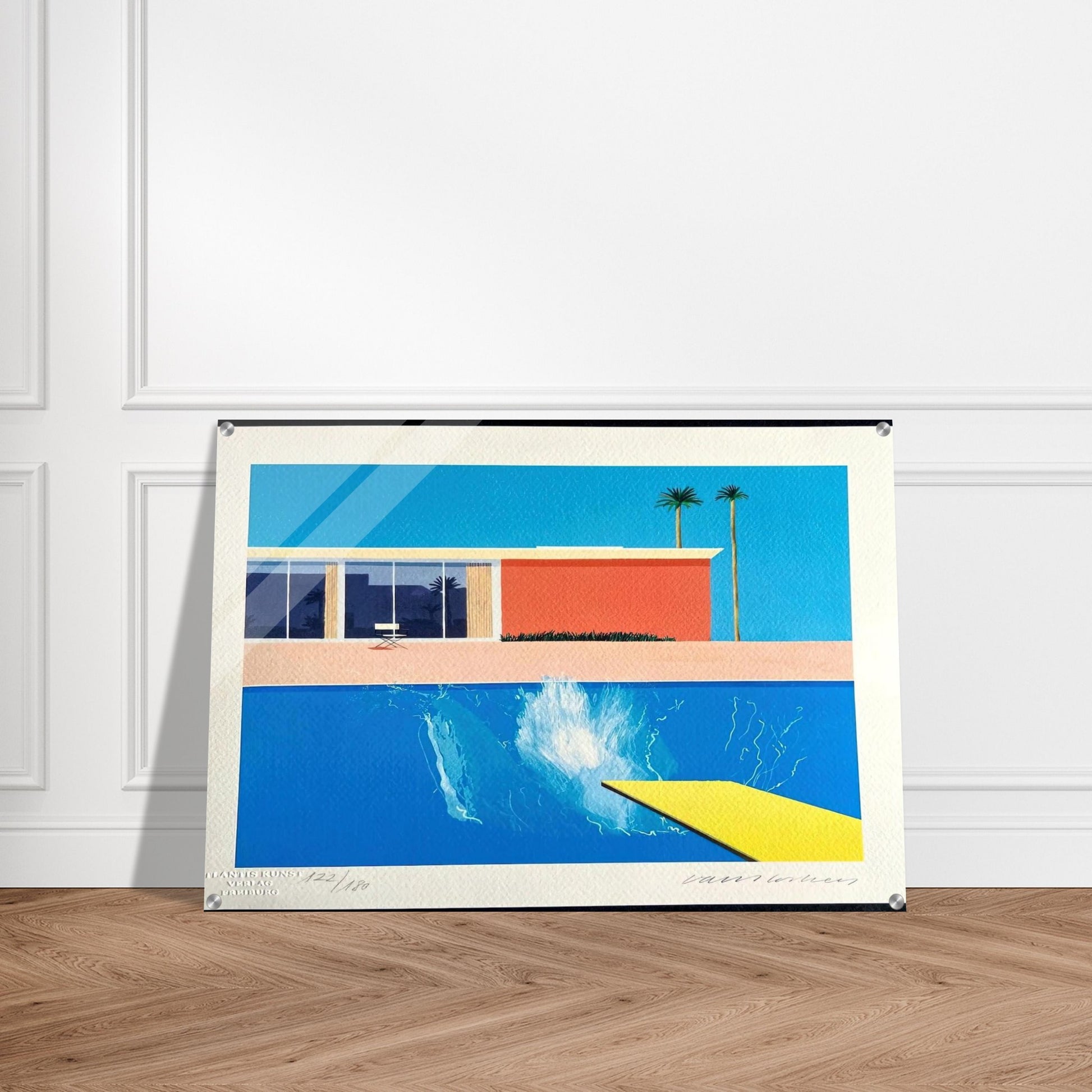 David Hockney - David Hockney Acrylic Print - 70x100 cm / 28x40″ inches | David Hockney Wall Art | David Hockney Prints