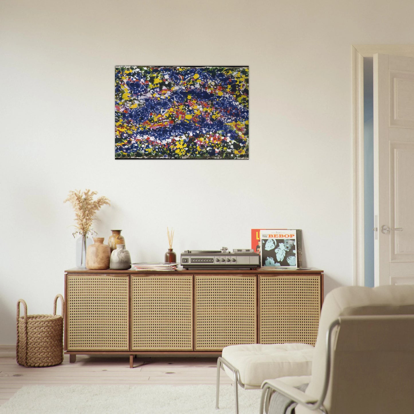 Bird in the Spring - Richard Pousette-Dart Brushed Aluminum Print - 70x100 cm / 28x40 inches | Richard Pousette-Dart Aluminum Print | Richard Pousette-Dart Prints