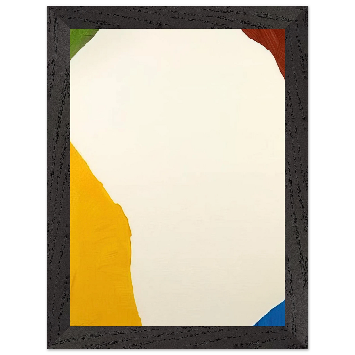 Helen Frankenthaler - Wind Directions - 1970 Wall art - 40x50 cm / 16x20 inches - Premium Wooden Framed Poster With Fine Art Paper-canvas - Black frame