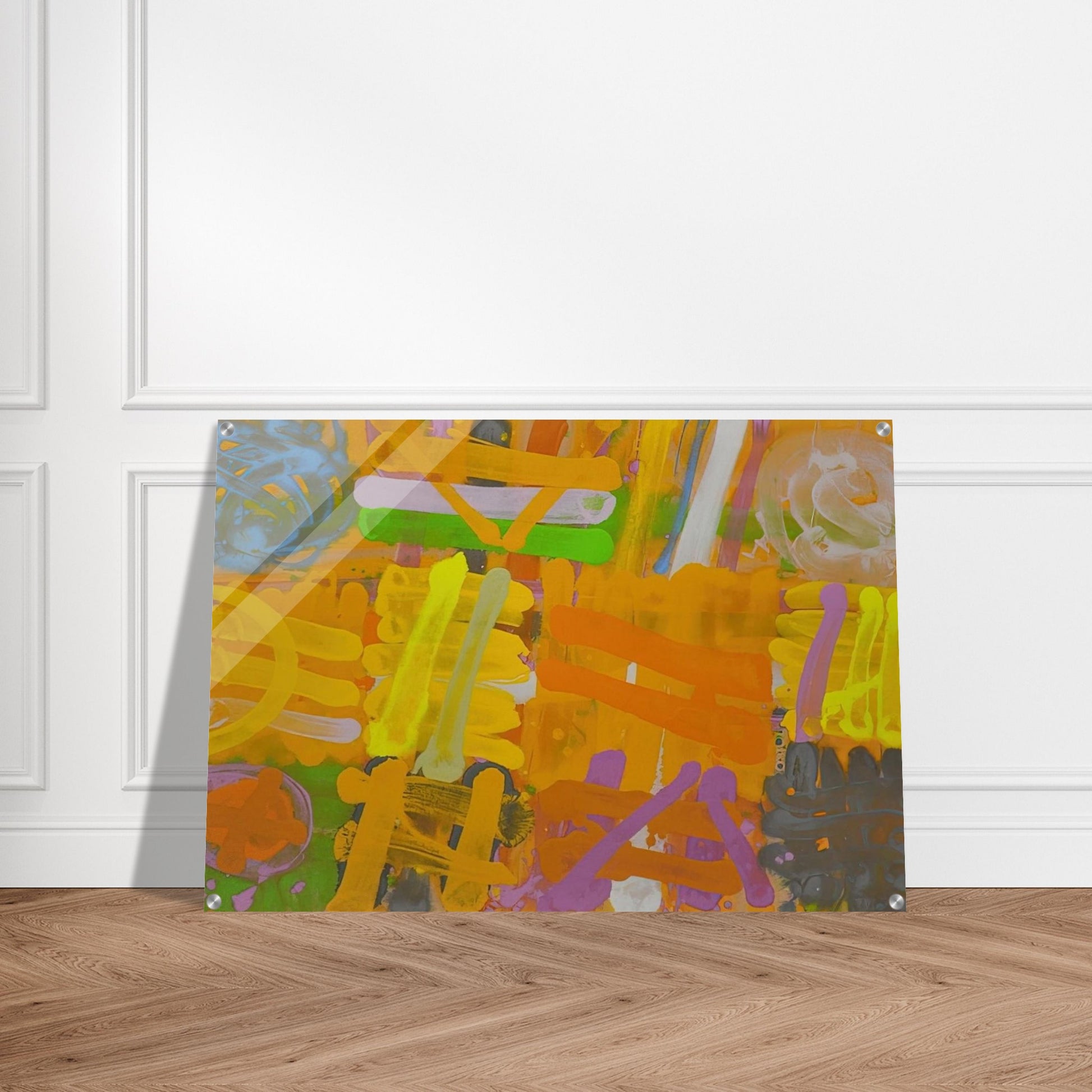 Pomona - 1991 - Albert Irvin Acrylic Print - 70x100 cm / 28x40″ inches