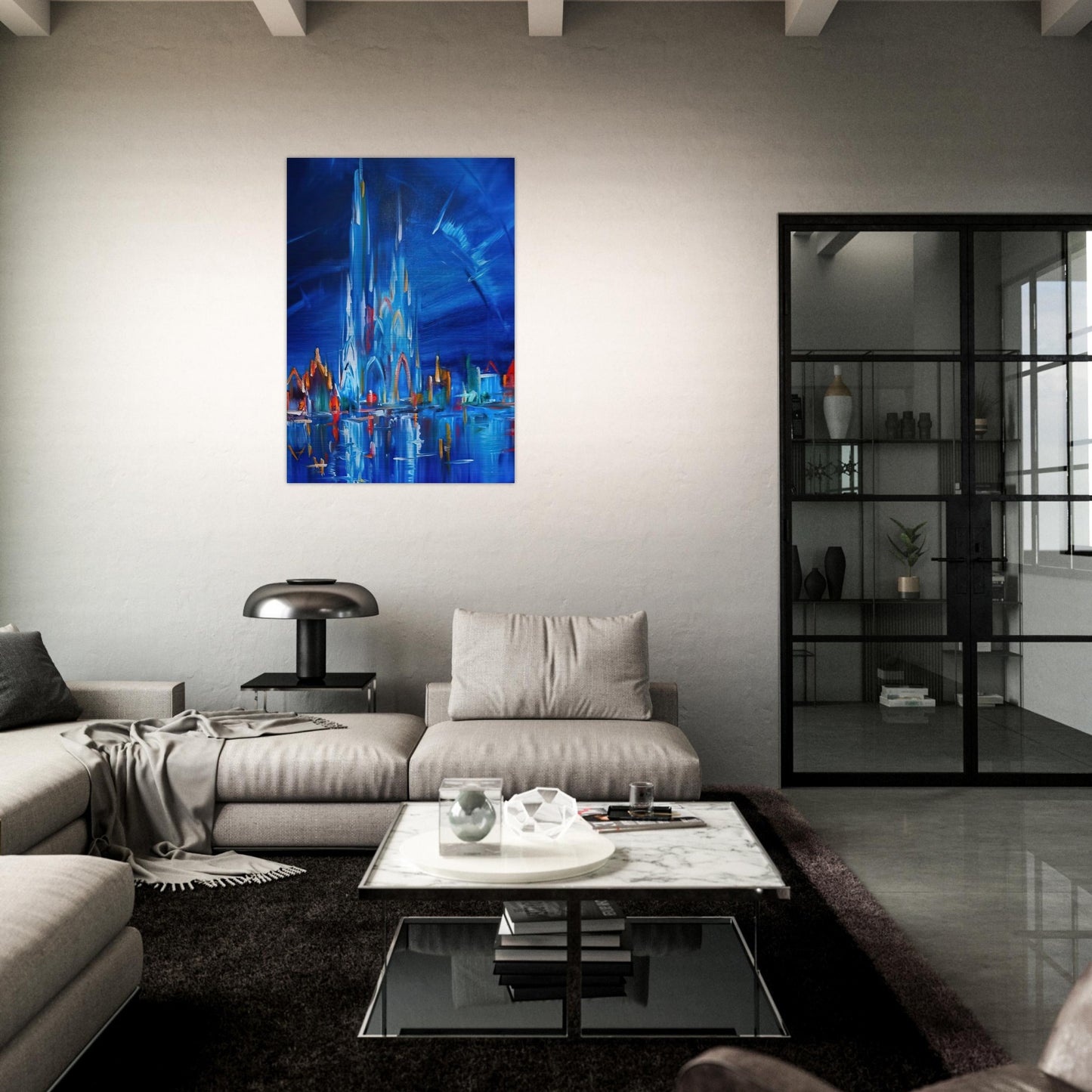 Consciousness - Konrad Zuse Brushed Aluminum Print - 70x100 cm / 28x40 inches | Konrad Zuse Aluminum Print | Konrad Zuse Prints