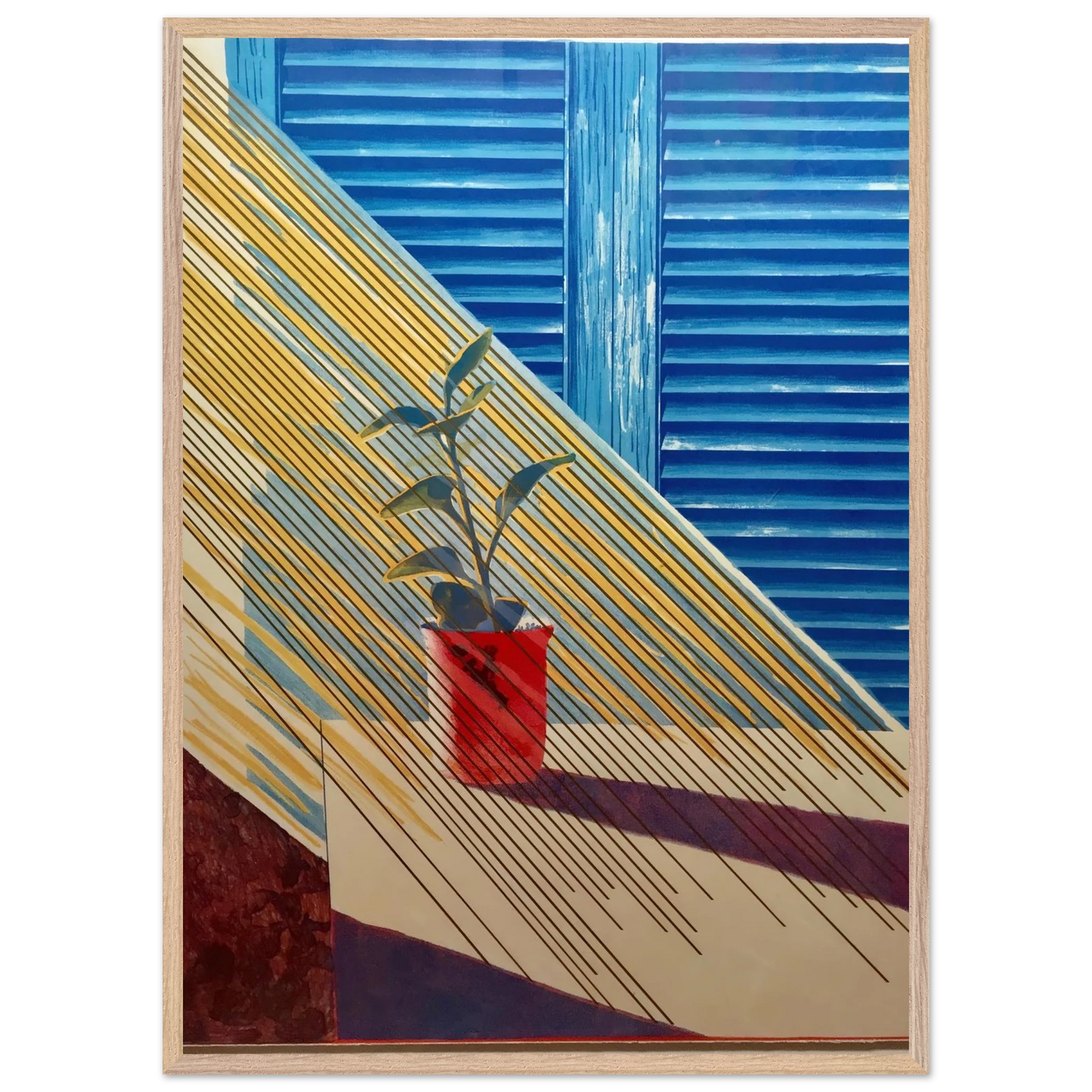 David Hockney - David Hockney Wall art - A3 (29.7 x 42  cm) - Fine Art Poster - -