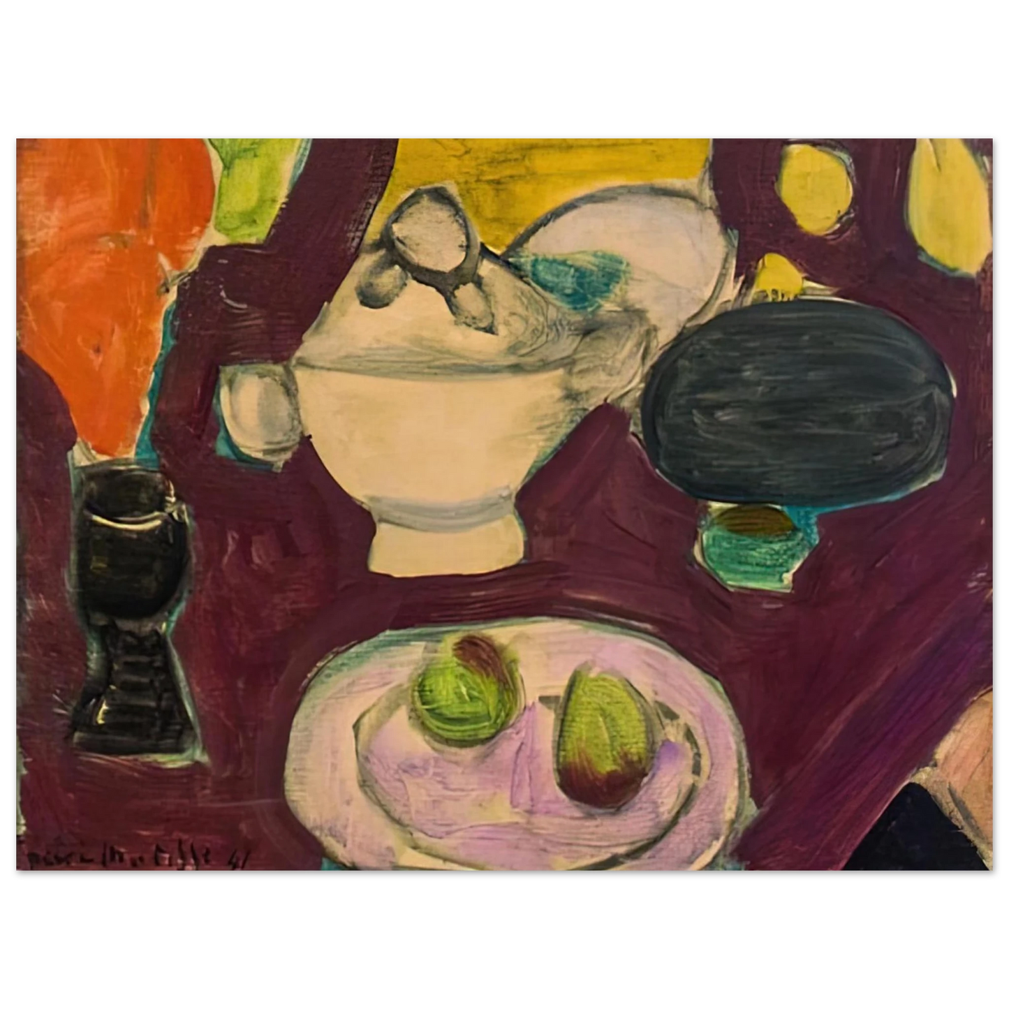 Henri Matisse - STILL LIFE 1941  75x100 cm / 30x40inches Fine Art Poster