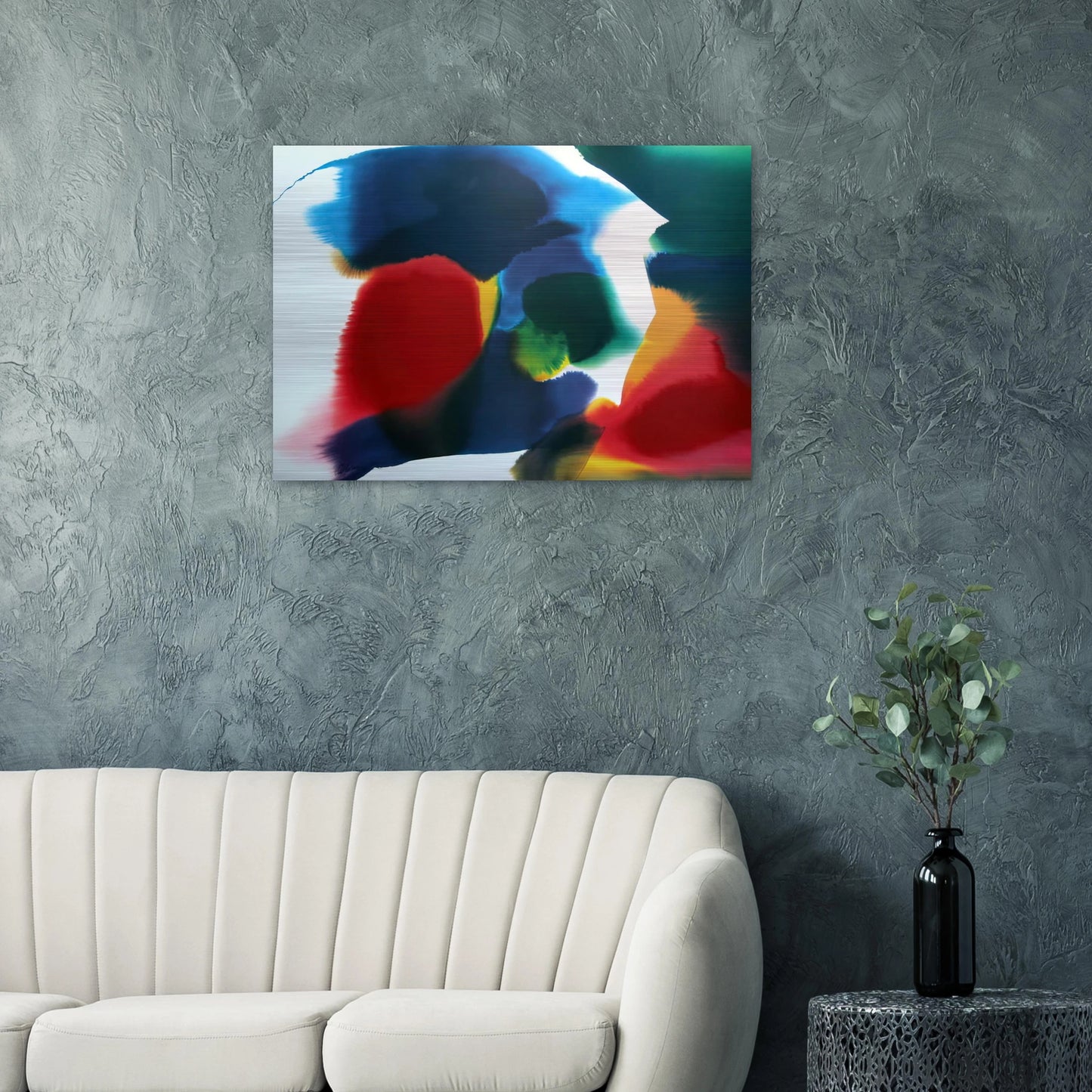 Phenomena Sherman Vortex - Paul Jenkins Brushed Aluminum Print - 70x100 cm / 28x40 inches | Paul Jenkins Aluminum Print | Paul Jenkins Prints