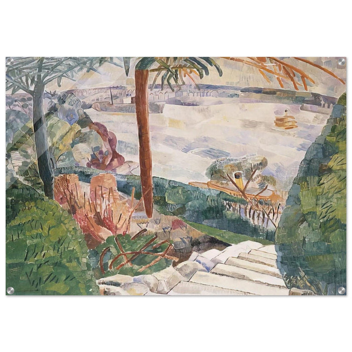 Harbour from Kirribilli - 1937 - Grace Cossington Smith Acrylic Print - 70x100 cm / 28x40″ inches | Grace Cossington Smith Wall Art | Grace Cossington Smith Prints