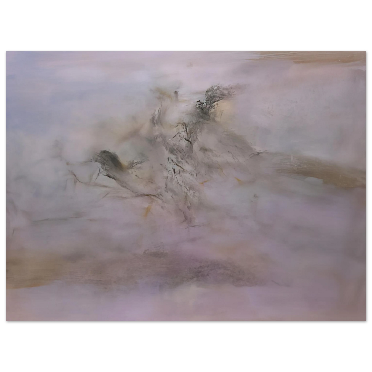 Zao Wou-Ki - 24 02 2002 2002  75x100 cm / 30x40inches Fine Art Poster