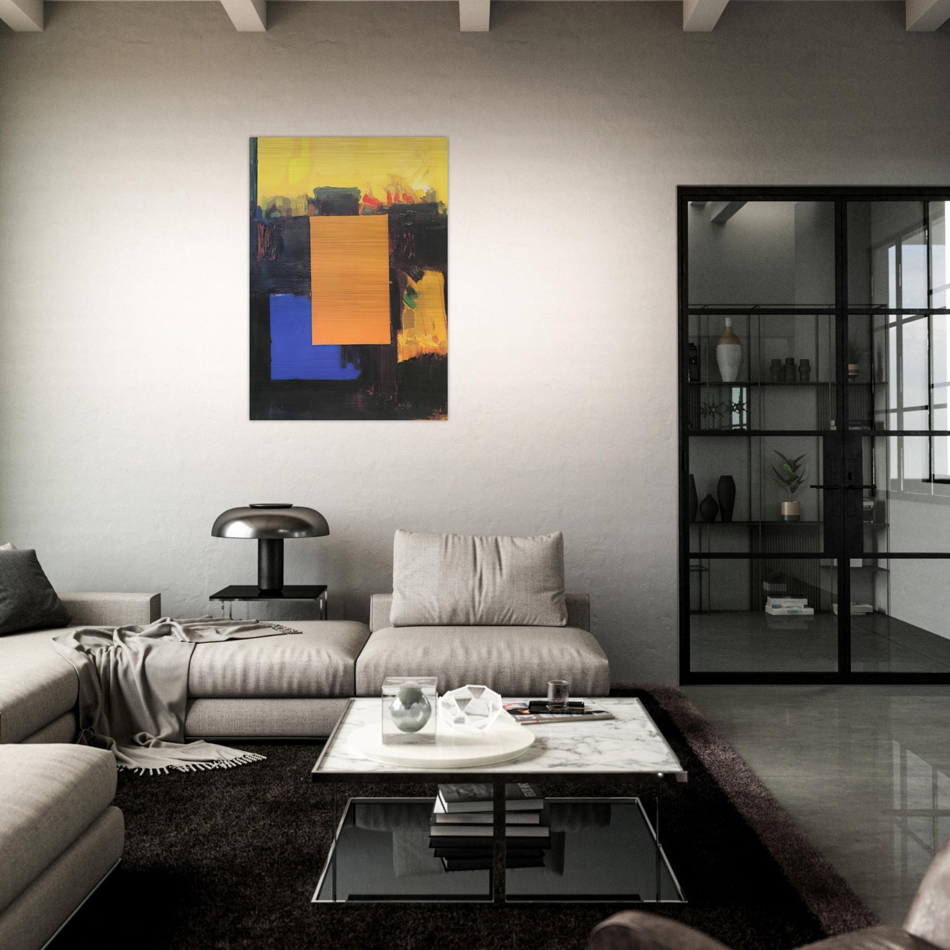 Ora Pro Nobis - Hans Hofmann Brushed Aluminum Print - 70x100 cm / 28x40 inches | Hans Hofmann Aluminum Print | Hans Hofmann Prints