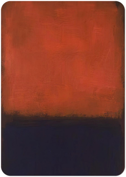 No. 14 - 1960 By Mark Rothko Pack of 10 Post Cards | Mark Rothko Post Cards | A6 (10.5 x 14.8 cm) - 4.1 x 5.8 inches