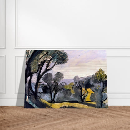 LANDSCAPE WITH OLIVE TREES 1918 - Henri Matisse Brushed Aluminum Print - 70x100 cm / 28x40 inches | Henri Matisse Aluminum Print | Henri Matisse Prints