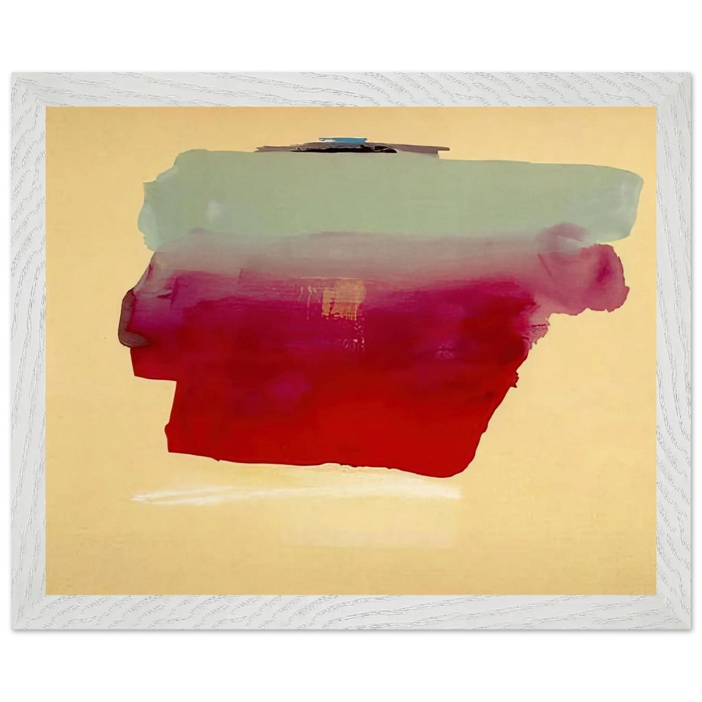 Helen Frankenthaler - Robinson s Wrap - 1974 Wall art - 40x50 cm / 16x20 Inches - Premium Wooden Framed Poster With Fine Art Paper - Wood frame