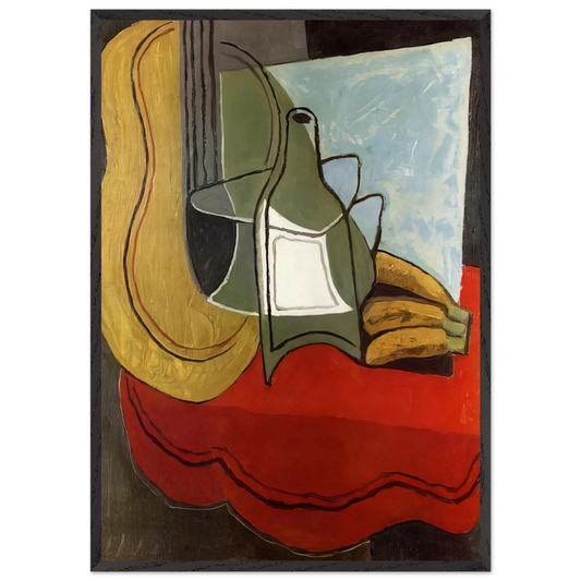 BANANAS - Juan Gris 70x100 cm / 28x40 inches Framed Art Print – Black Wooden Frame