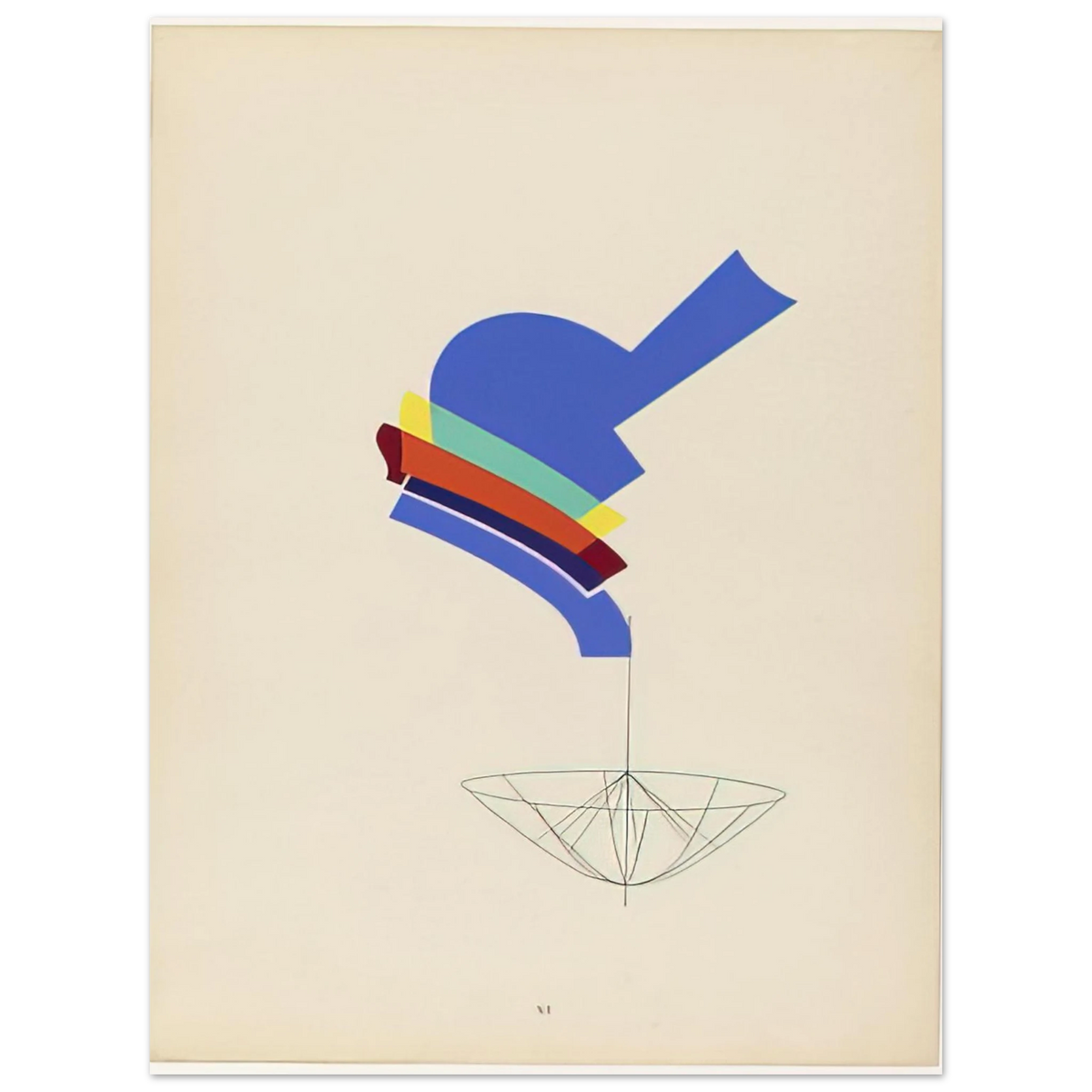 Man Ray - DECANTER FROM THE PORTFOLIO REVOLVING DOORS 1926  75x100 cm / 30x40inches Fine Art Poster