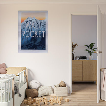 WALL ROCKET 2013 - Edward Ruscha Brushed Aluminum Print - 70x100 cm / 28x40 inches | Edward Ruscha Aluminum Print | Edward Ruscha Prints