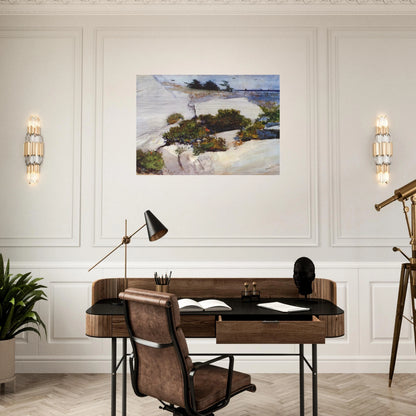 MAINE CLIFFS - Winslow Homer Brushed Aluminum Print - 70x100 cm / 28x40 inches | Winslow Homer Aluminum Print | Winslow Homer Prints