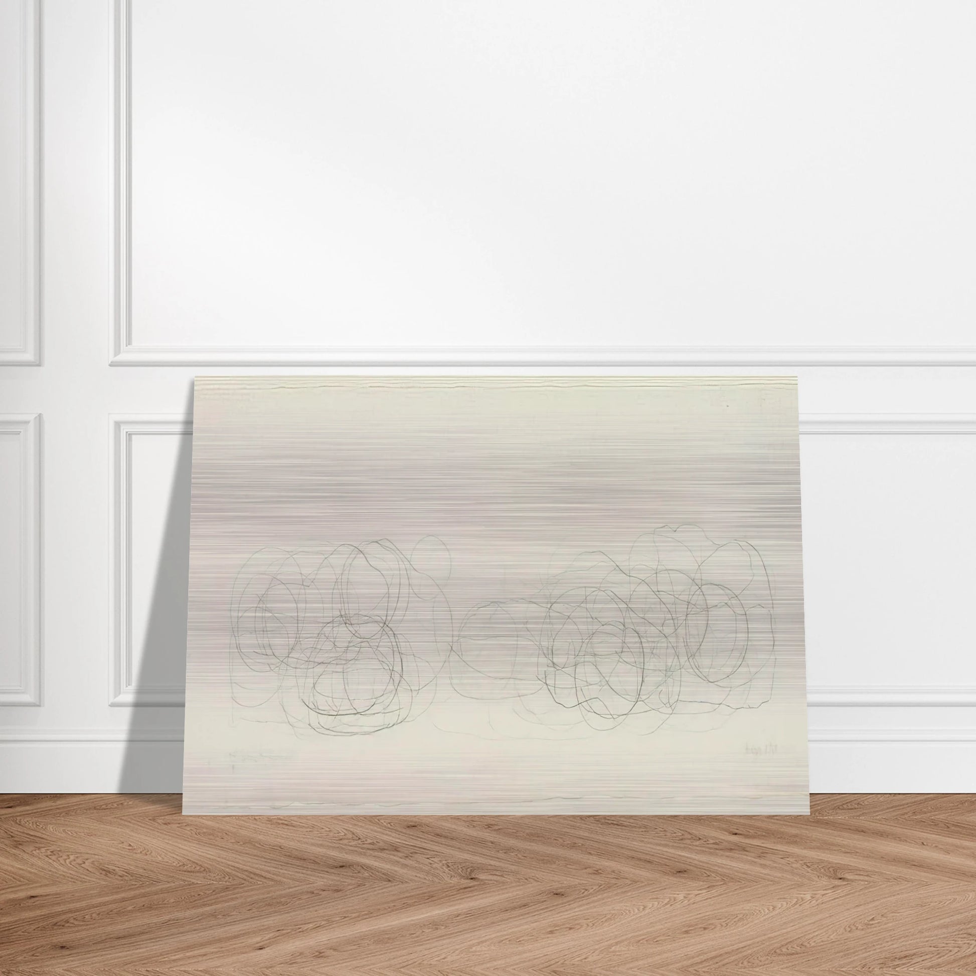 7R15 Where R=Ryoanji - 1983 - John Cage Brushed Aluminum Print - 70x100 cm / 28x40 inches | John Cage Aluminum Print | John Cage Prints
