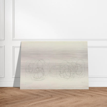 7R15 Where R=Ryoanji - 1983 - John Cage Brushed Aluminum Print - 70x100 cm / 28x40 inches | John Cage Aluminum Print | John Cage Prints