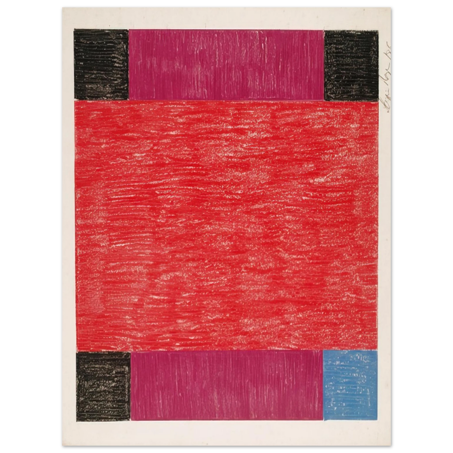 Lygia Pape - Drawing - 1985  75x100 cm / 30x40inches Fine Art Poster