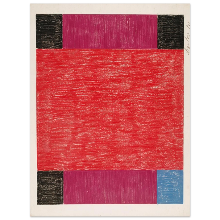 Lygia Pape - Drawing - 1985  75x100 cm / 30x40inches Fine Art Poster