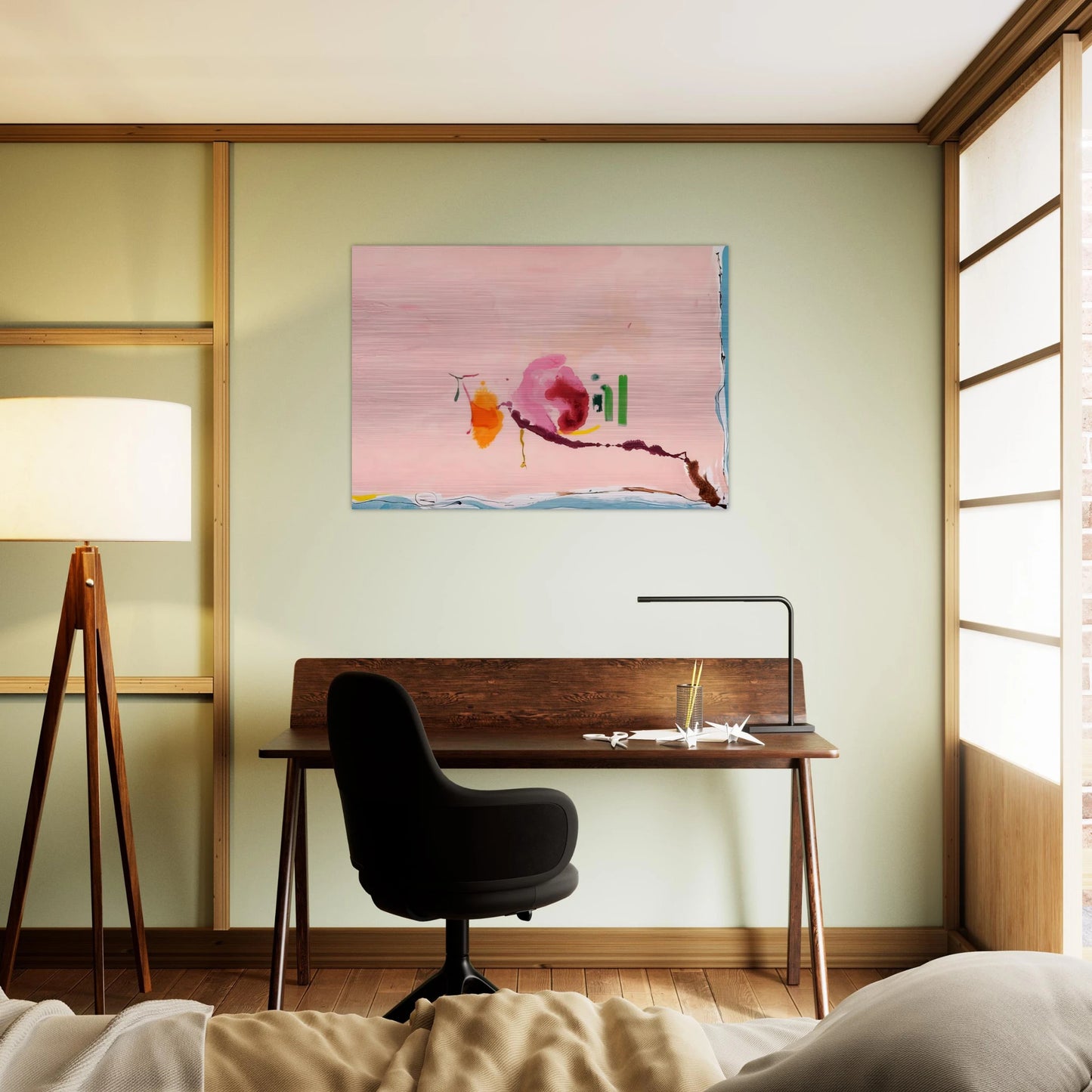 Flirt - 1995 - Helen Frankenthaler Brushed Aluminum Print - 70x100 cm / 28x40 inches | Helen Frankenthaler Aluminum Print | Helen Frankenthaler Prints
