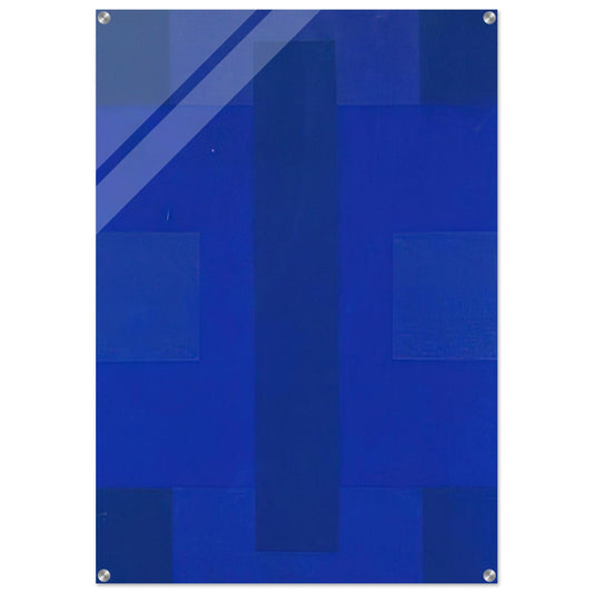 Blue Painting - 1953 - Ad Reinhardt Acrylic Print - 70x100 cm / 28x40″ inches | Ad Reinhardt Wall Art | Ad Reinhardt Prints